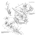 Page E Diagram and Parts List for 31AE9P3J801 2005-2 Yard Man Snow Blower